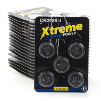 123accu Xtreme Power CR2025 3V Lithium knoopcel batterij 100 stuks  ADR00068