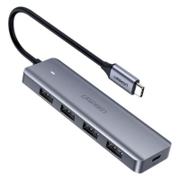 UGREEN 4-Port USB3.0 Hub with USB-C Power Supply 70336  AUG00016