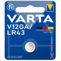 Varta V12GA / LR43 / 186 Alkaline knoopcel batterij 1 stuk  AVA00142
