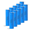 10 stuks: ICR14500 / 14500 batterij met soldeerlippen (3.7 V, 800 mAh, 123accu huismerk) ADR00164 - 1