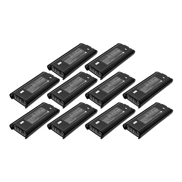 10 stuks: Kenwood KNB-45L / KNB-45 / KNB-45Li accu (7,4 V, 1800 mAh, 123accu huismerk) AKE00072 - 1