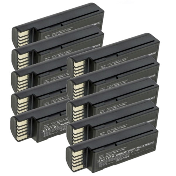 10 stuks: Zebra 82-166537-01 / BTRY-36IAB0E-00 accu's (3.7 V, 3400 mAh, 123accu huismerk)  AZE00230 - 1