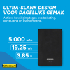 123accu Draadloze Powerbank ultra slim zwart (20W, 5000 mAh) ADR00363 - 8