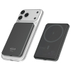 123accu Draadloze Powerbank ultra slim zwart (20W, 5000 mAh) ADR00363 - 1