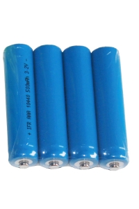 123accu IFR10440 batterij 4 stuks (3.2V, 500 mAh, LiFePO4)  ANB00789