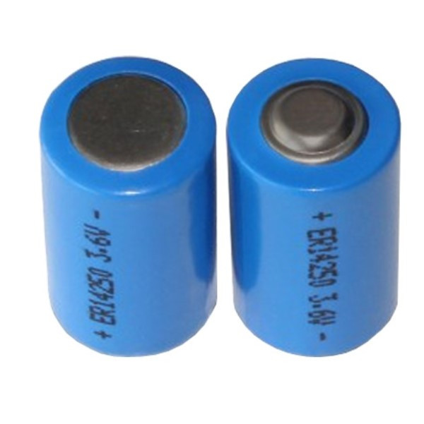 123accu LS14250 / SL-750 / 1/2AA batterij 2 stuks (3.6V, 1200 mAh, Li-SOCl2)  ANB00143 - 1