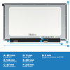 Laptop LCD scherm 15,6" | 1366 x 768 | Ultraslim | Mat | 30-pins eDP connector | Geen brackets ADR00316 - 3