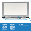 Laptop LCD scherm 17,3" | 1920 x 1080 | Slimline IPS | Mat | 30-pins eDP connector | Geen brackets ADR00325 - 3