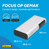 123accu Laptop Powerbank met snelladen zilver (100W, 20000 mAh) ADR00366 - 9