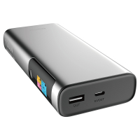 123accu Laptop Powerbank met snelladen zilver (100W, 20000 mAh) ADR00366