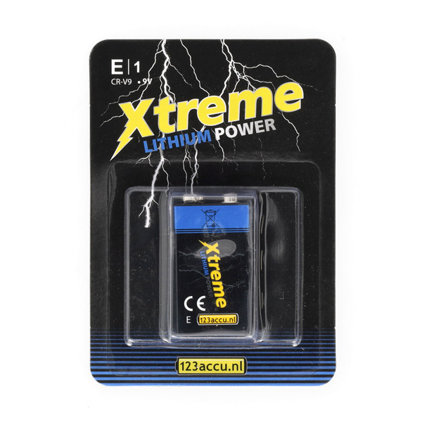 123accu Xtreme Power 9V 6FR61 E-Block batterij 1 stuk ADR00059 - 1