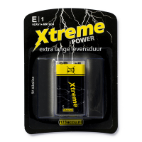 123accu Xtreme Power 9V 6LR61 E-Block batterij 1 stuk  ADR00045