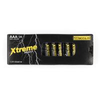 123accu Xtreme Power AAA / MN2400 / LR03 alkaline batterij 24 stuks ADR00009