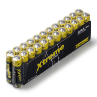 Aanbieding: 24 x 123accu Xtreme Power AAA batterijen.
