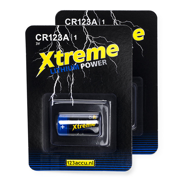123accu Xtreme Power CR123A batterij 2 stuks  ADR00060 - 1