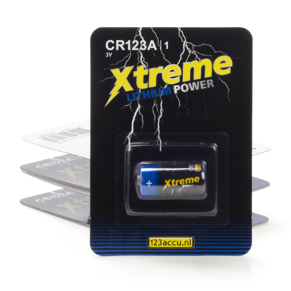 123accu Xtreme Power CR123A batterij 5 stuks  ADR00079 - 1
