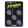 123accu Xtreme Power CR2025 3V Lithium knoopcel batterij 5 stuks