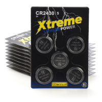 123accu Xtreme Power CR2430 3V Lithium knoopcel batterij 50 stuks  ADR00058