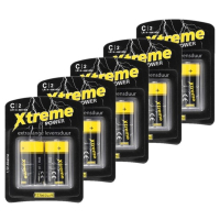 123accu Xtreme Power LR14 / C Alkaline Batterij (10 stuks) ADR00130