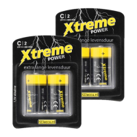123accu Xtreme Power LR14 / C Alkaline Batterij (4 stuks) ADR00131