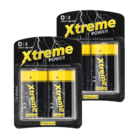 123accu Xtreme Power LR20 / D Alkaline Batterij (4 stuks) ADR00298