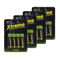 123accu Xtreme Power Oplaadbare AA / HR6 Ni-Mh batterijen (16 stuks, 2000 mAh)  ADR00190
