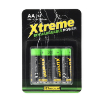 123accu Xtreme Power Oplaadbare AA / HR6 Ni-Mh batterijen (4 stuks, 2000 mAh) ADR00076
