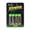 123accu Xtreme Power Oplaadbare AA / HR6 Ni-Mh batterijen (4 stuks, 2000 mAh)