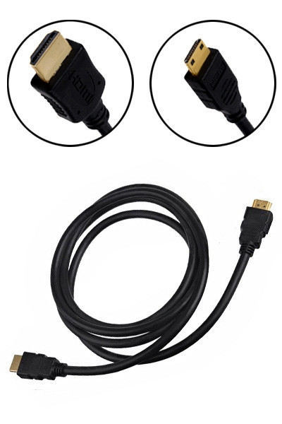 123accu huismerk HDMI naar mini HDMI kabel (2 meter) ANB00159 - 1