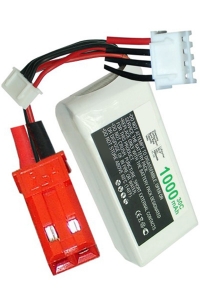 123accu huismerk JST-SYP-2P / JST-XH-2.54 AWG24 accu (11.1 V, 1000 mAh)  ANB00062