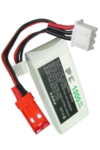 123accu huismerk JST-SYP-2P / JST-XH-2.54 AWG24 accu (7.4 V, 1000 mAh)  ANB00074