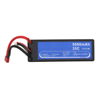 123accu huismerk RC Hobby Hard Case accu (11.1 V, 5000 mAh, 3S1P, Li-Po, 35C) ANB00469