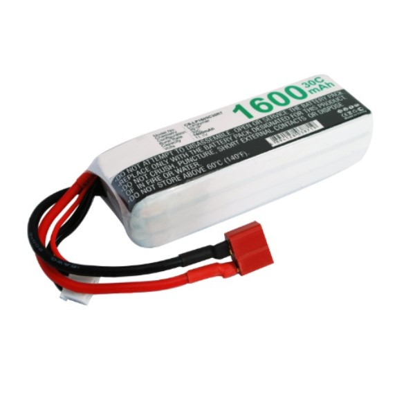 123accu huismerk RC Hobby accu (11.1 V, 1600 mAh, 3S1P, Li-Po, 30C) ANB00063 - 2