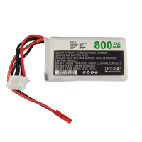 123accu huismerk RC Hobby accu (11.1 V, 800 mAh, 3S1P, Li-Po, 30C) ANB00050