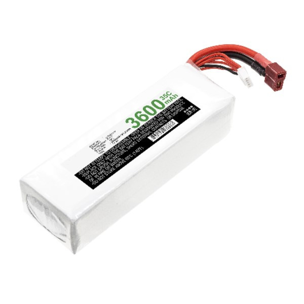 123accu huismerk RC Hobby accu (14.8 V, 3600 mAh, 4S1P, Li-Po, 35C) ANB00047 - 2