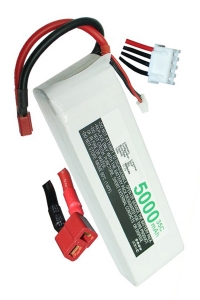 123accu huismerk T-Plug AWG12 / JST-XH-2.54 AWG24 accu (11.1 V, 5000 mAh)  ANB00072