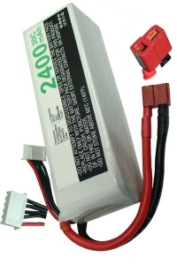 123accu huismerk T-Plug AWG12 / JST-XH-2.54 AWG24 accu (14.8 V, 2400 mAh)  ANB00069