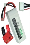 123accu huismerk T-Plug AWG12 / JST-XH-2.54 AWG24 accu (14.8 V, 3200 mAh)  ANB00056 - 1