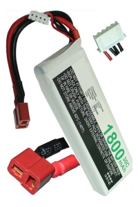 123accu huismerk T-Plug AWG14 / JST-XH-2.54 AWG24 accu (11.1 V, 1800 mAh)  ANB00059