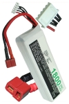 123accu huismerk T-Plug AWG14 / JST-XH-2.54 AWG24 accu (14.8 V, 1800 mAh) ANB00061 - 1