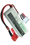 123accu huismerk T-Plug AWG14 / JST-XH-2.54 AWG24 accu (2100 mAh)  ANB00084 - 1