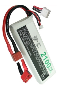 123accu huismerk T-Plug AWG14 / JST-XH-2.54 AWG24 accu (7.4 V, 2100 mAh)  ANB00082