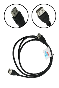 123accu huismerk USB verlengkabel (1,5 meter)  ANB00147