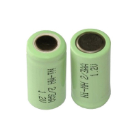 123accu huismerk oplaadbare 2/3 AA / 75AAH batterijen 2 stuks (1.2 V, 750 mAh, Ni-Mh) ANB00127
