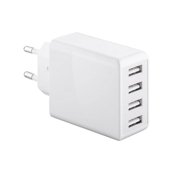 123accu huismerk universele 4-poorts usb 30W oplader ANB00576 - 1