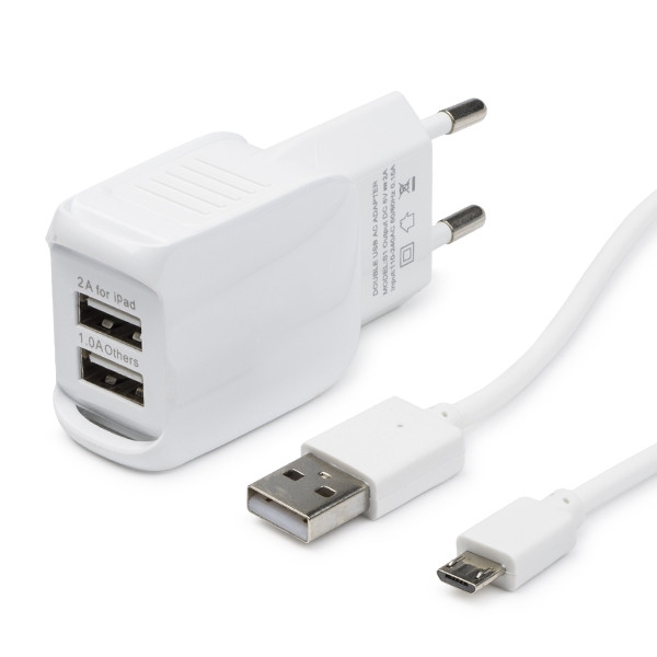 123accu huismerk universele oplader met micro-USB aansluiting  ANB00021 - 1