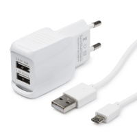 123accu huismerk universele oplader met micro-USB aansluiting  ANB00021