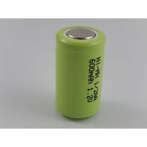 Moet Schandelijk eiwit 123accu oplaadbare 1/2 AA batterij (1.2V, 600 mAh, Ni-Mh) 123accu.nl