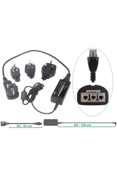 123accu vervangt HP 0950-4491 / 0957-2144 / 0957-2156 oplader (123accu huismerk) AHP00488 - 1