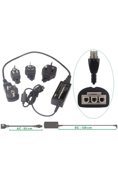 123accu vervangt HP 0957-2242 / 0957-2269 / 0957-2289 oplader (123accu huismerk) AHP00494 - 1